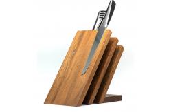 China Customized Logo Sustainable Wood Kitchen Magnetic Knife Block Holder for Sustainable supplier