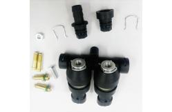 China Assembled 4 Cylinder Black LPG CNG Injector Rail 2Ohm / 3Ohm supplier