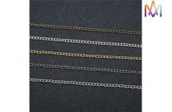 China Anti Tarnish Circle Pattern Hip Hop Rolo Cable Chain supplier