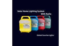 China 9W Solar Panel Lighting System Solar Emergency Light With Mobile Charger supplier