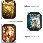 UV Printing 3D Lenticular Picture Frame For Home Decoration for sale