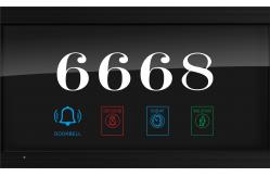 China Black / Champagne Outdoor Doorbell Switch DND / MUR Function supplier