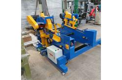 China Professional Wood Pallet Making Machine Automatic Double End Trim Cross Cut Saw supplier