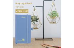 China Hardcover Tiny Pocket Planner 2023 Vertical Layout In Light Blue supplier