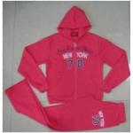 XY-078 ladies fleece 2pcs ets stock for sale