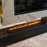 Intelligent 3d Mist Fireplace Water Steam Electric Fireplace With Color Flame Changing for sale