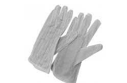 China ESD Antistatic Stripe PU Palm Coated Gloves for Cleanroom supplier