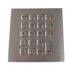 19 Keys Water Proof Metal Keypad Stainless Steel PS2 USB RS232 RS485 for sale