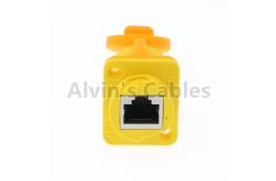 China IP65 Ethernet Waterproof RJ45 Connector Plug / Unplug Connecting Mode 1.5A supplier