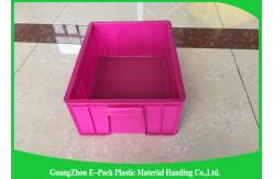 China Plastic Storage Crates For Packaging , Leakproof Large Plastic Storage Boxes supplier