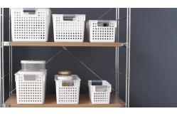 China Multifunction Sterilite Deep Ultra Basket 34*16.8 Mesh Plastic Storage Basket supplier