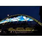 Hot Sale Transparent Led Display Glass Mesh Screen P16 LED Modules Outdoor for sale