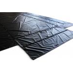 Blue Steel Tarps With PVC Coated Fabric For Custom Flatbed