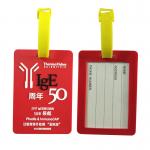 Anniversary Souvenir Soft PVC Luggage Tag Travel Bag Labels Baggage Handbag ID Tag Suitcase Tag Name Card Holder for sale