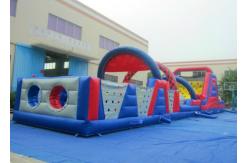 China OEM/ODM Long Track Inflatable Commercial Obstacle Course Bouncy Castle Slides supplier