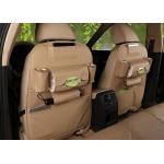 Double Sided Leather Foam Car Seat Back Storage Bag EN71 Certificate for sale
