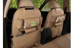China Double Sided Leather Foam Car Seat Back Storage Bag EN71 Certificate supplier