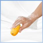 Food Handling Transparent PE Disposable Gloves Chemical Resistance for sale