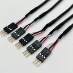 Custom 2.54mm Dupont Line Male Female Jumper Wire Harness Dupont Cable 15cm Black for sale