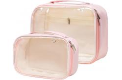 China Multi Functional Waterproof Toiletry Bag Makeup Organizer With Zipper Handle supplier