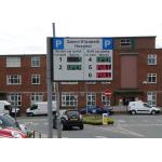 Aluminium Frame P16 Changeable Message Signs Led Traffic Calming Signs Beam Width V35° for sale