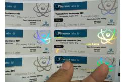 China Waterproof Pharmaceuticals Bottle Packaging Hologram Foil Vial Box with Sticker supplier