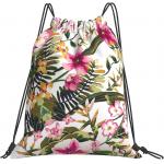 Drawstring Bags For Women Girls String Backpack Yoga Bag Water Resistant Light Weight Nylon for sale