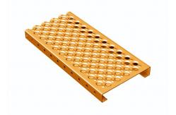 China Drainage Channel Perforated O Hole Grip Strut Grating supplier
