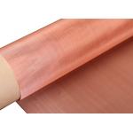 Red 99.99% Pure Copper Wire Mesh Roll EMF RF Shielding for sale