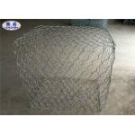 Stone Filled Wire Mesh Wall Zinc Coated Feature For Coastal Protection for sale