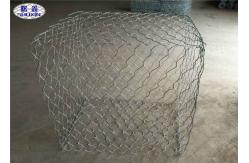 China Stone Filled Wire Mesh Wall Zinc Coated Feature For Coastal Protection supplier