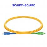 SC UPC SC APC Fiber Optic Cable Single Mode Single Core With Connector for sale