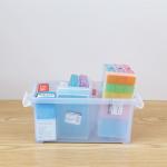 5L 15L Yards Clear Car Plastic Organizer Box With Handle