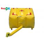 2x2x1mH Custom Inflatable Products Yellow Fire Fighting Airbag Emergency Rescue Safety Air Cushion for sale
