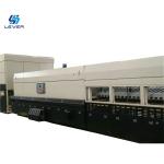 New Bi-direction Combined Flat and Curved Glass Tempering furnace oven plant for sale