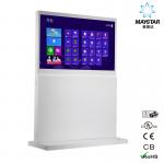 Android Remote Control Digital Signage Totem / Touch Screen Kiosk Stand for sale