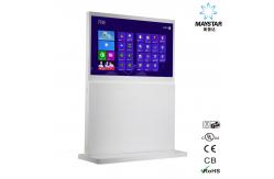China Android Remote Control Digital Signage Totem / Touch Screen Kiosk Stand supplier