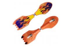 China hello kitty caster board ripstick skateboard with rocket shape pink orange blue supplier