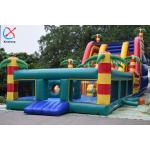 Customized Giant Inflatable Palm Tree Slides Inflatable Bouncy Castle With Slides for sale