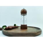 Acrylic And Wood Salt Pepper Mill Grinder Condiment Salt And Pepper Grinder Set for sale