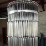 Food Processing Stainless Steel Wire Flat Chain Link Mesh Conveyor Belt