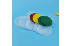China Clear No Toxic 83mm Embossing PE Plastic Lids supplier