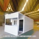 Eco Friendly Prefab Small Folding House Caravan Container Weatherproof for sale