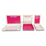 Walmart Paper PDQ Tray Display Stylish For  Holiday Glam Cosmetics for sale