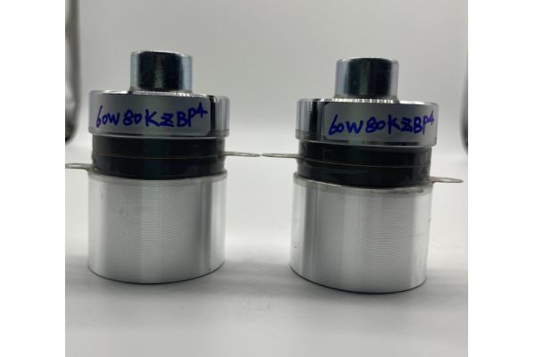 50w Aluminum Piezoelectric Ultrasonic Transducer 80k