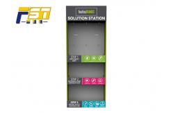China Moisture Resistant Side Wing Display With Tires Convenient Glossy / Matt Varnishing supplier