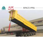 6 Axle 45 CBM Tipper Dump Semi Trailer For Carrying Sand Stone for sale