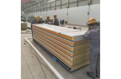 China 50mm Customized Rockwool Sandwich Panel For Effective Thermal And Sound Insulation supplier
