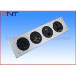 Modular Design Multimedia Wall Socket Plates For Office / Lecture Room