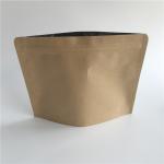  Kraft Paper resealable coffee bags Pressure Resistant Gravure Printed for sale